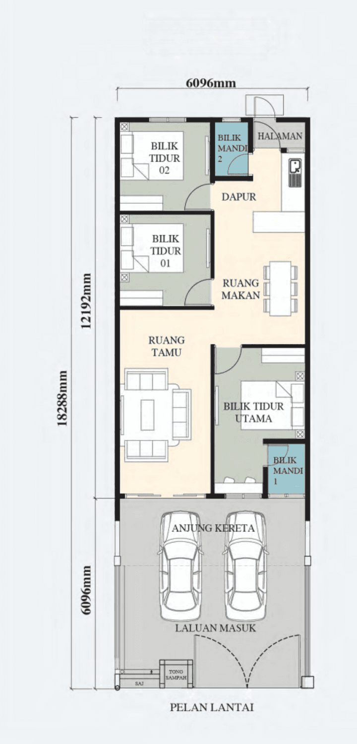 Sedili Residensi - 1